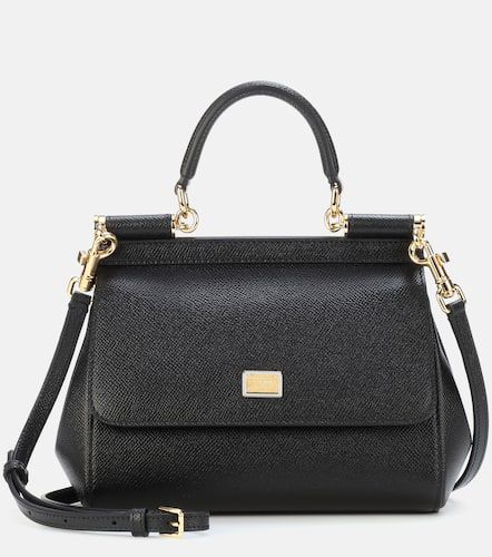 Sicily Small leather shoulder bag - Dolce&Gabbana - Modalova