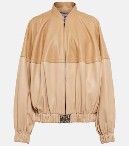 Loewe Anagram leather bomber jacket - Loewe - Modalova