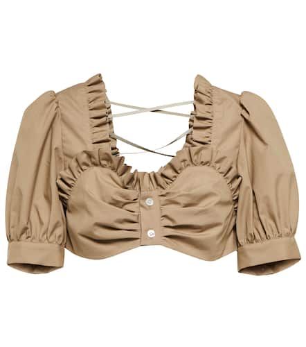 Top raccourci en coton - Noir Kei Ninomiya - Modalova