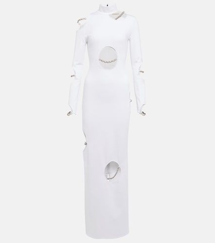 Abito lungo con cut-out - Christopher Kane - Modalova