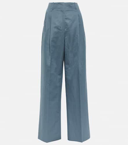 Gaugin high-rise cotton and ramie pants - The Row - Modalova