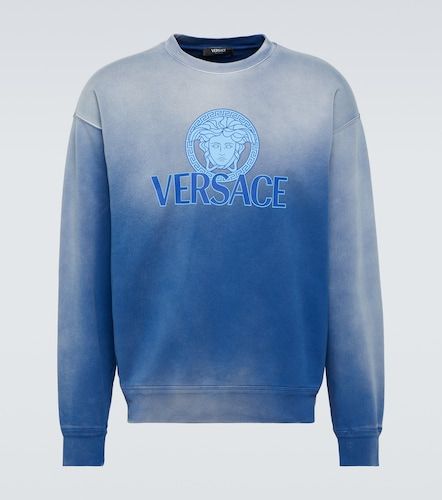 Sudadera Medusa de jersey de algodón tie-dye - Versace - Modalova
