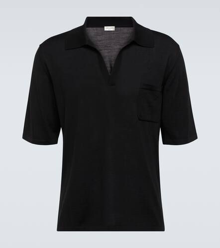 Saint Laurent Wool polo shirt - Saint Laurent - Modalova