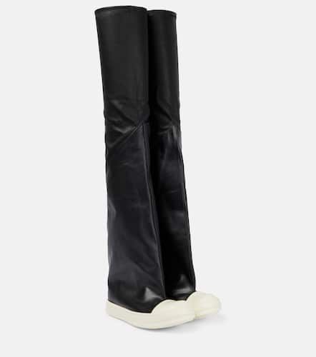 Stivali cuissardes Oblique in pelle - Rick Owens - Modalova