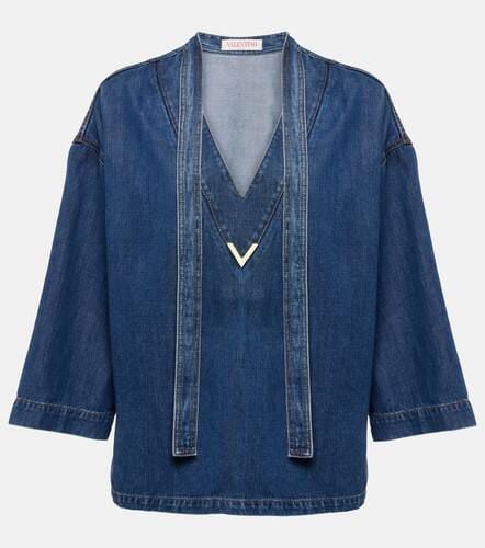 Valentino VGold denim kaftan - Valentino - Modalova