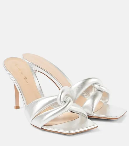 Metallic Mules Amour 90 aus Leder - Gianvito Rossi - Modalova