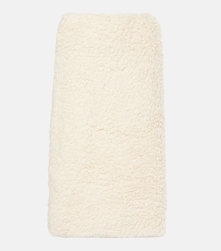 Gonna midi in pile di cotone - Jil Sander - Modalova