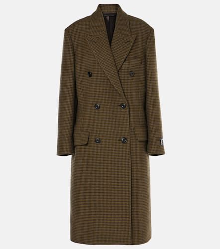 Checked double-breasted wool-blend coat - Acne Studios - Modalova