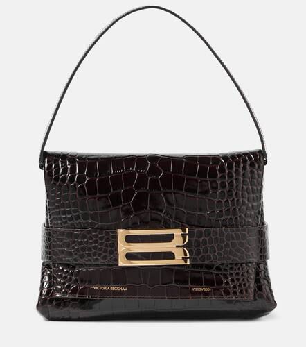 B croc-effect patent leather shoulder bag - Victoria Beckham - Modalova