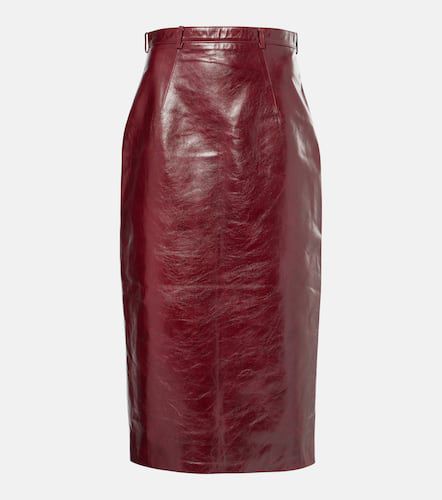 Lorelei leather maxi skirt - Emilia Wickstead - Modalova