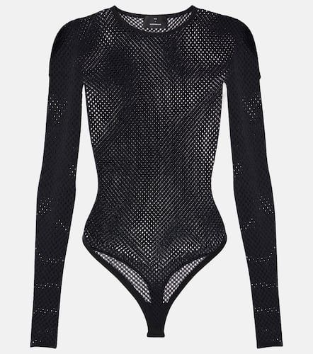 X RHW Web wool-blend bodysuit - Wardrobe.NYC - Modalova