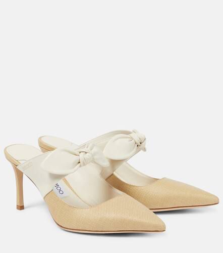 Rali 75 raffia and leather mules - Jimmy Choo - Modalova