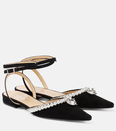 Diamond of Elizabeth suede flats - Mach & Mach - Modalova