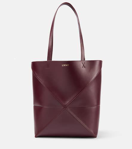 Puzzle Fold Medium leather tote bag - Loewe - Modalova