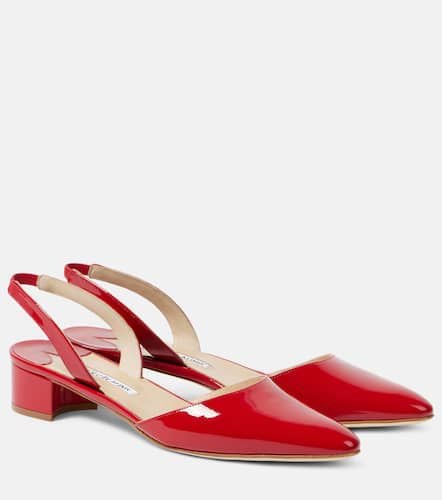 Aspro 30 patent leather slingback pumps - Manolo Blahnik - Modalova