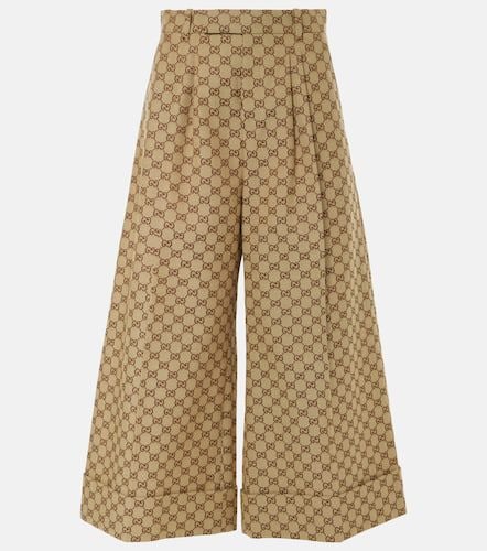 Gucci GG canvas wide-leg pants - Gucci - Modalova