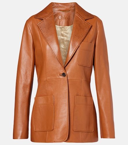 Chloé Lederjacke - Chloe - Modalova