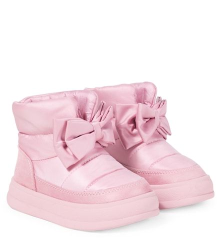 Botines acolchados con lazo - Monnalisa - Modalova