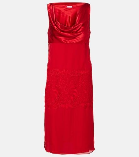 Ferragamo Abito midi in seta - Ferragamo - Modalova