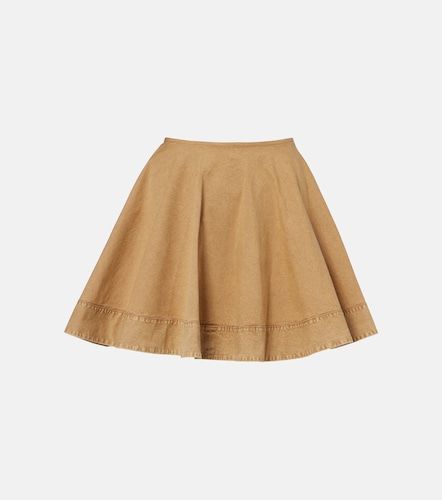 Minifalda flared en mezcla de algodón - Ganni - Modalova