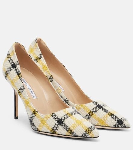 Salones BB 90 a cuadros - Manolo Blahnik - Modalova