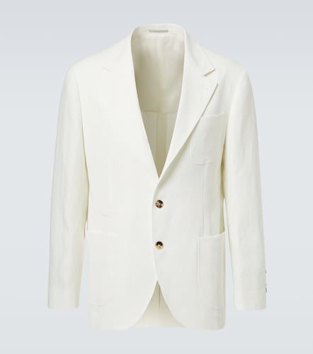 Brunello Cucinelli Blazer de lino - Brunello Cucinelli - Modalova