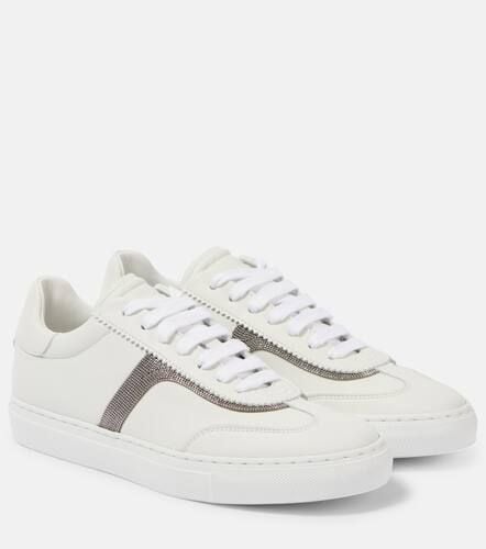 Monili leather sneakers - Brunello Cucinelli - Modalova