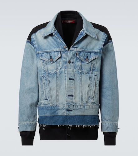 X Levi's® cárdigan con panel de denim - Junya Watanabe - Modalova