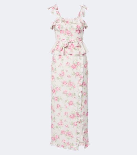 Alessandra Rich Midikleid aus Seide - Alessandra Rich - Modalova