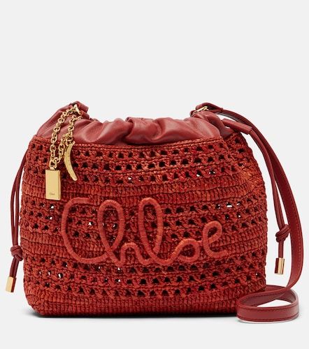 Summer Banana Mini raffia shoulder bag - Chloe - Modalova