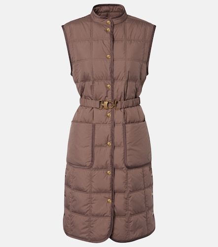 Cygnette belted quilted down vest - Moncler - Modalova