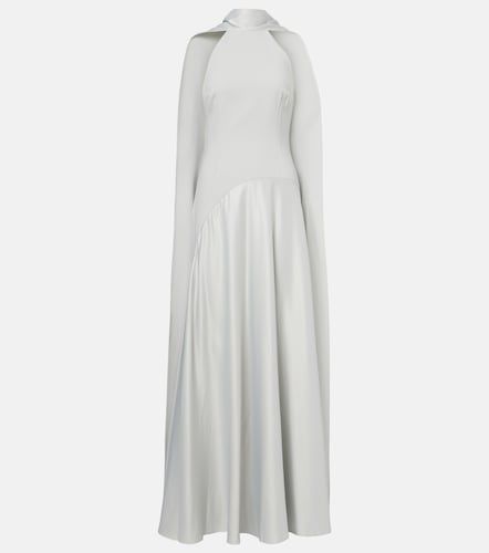 Abito lungo Cece in crêpe e satin - Solace London - Modalova