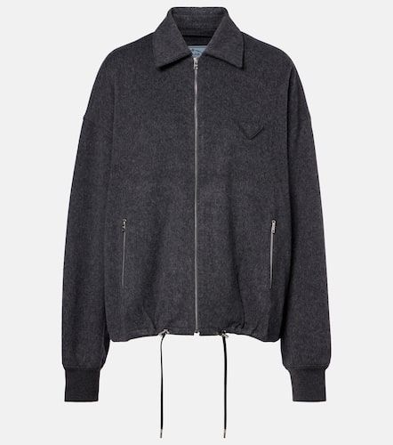 Blouson aus Wolle und Kaschmir - Prada - Modalova