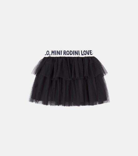 Falda de tul a capas con logo - Mini Rodini - Modalova
