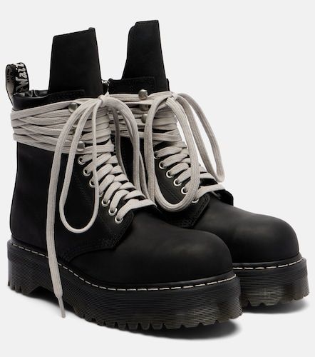 X Dr. Martens DRKSHDW Quad platform leather boots - Rick Owens - Modalova
