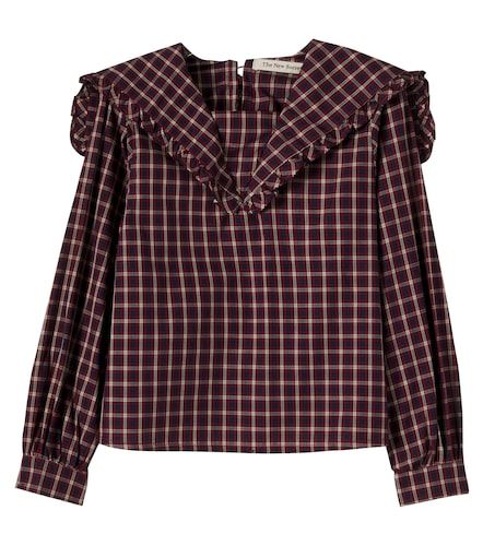 Blusa Orbit de algodón a cuadros - The New Society - Modalova