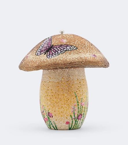 Mushroom Bella crystal-embellished clutch - Judith Leiber Couture - Modalova