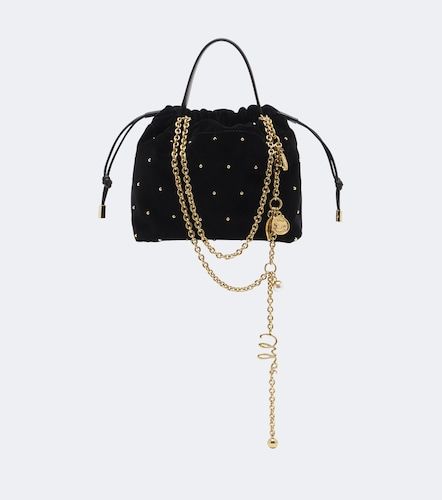 Chloé Borsa a spalla Icons Mini in velluto - Chloe - Modalova