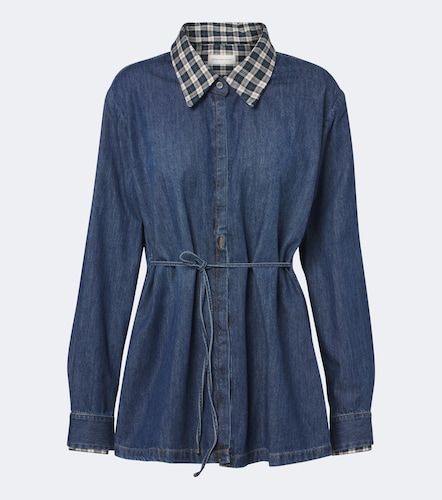 Camicia di jeans a quadri - Dries Van Noten - Modalova