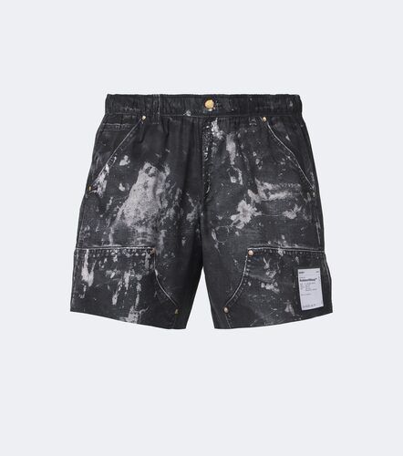 Shorts in tessuto tecnico con stampa - Satisfy - Modalova