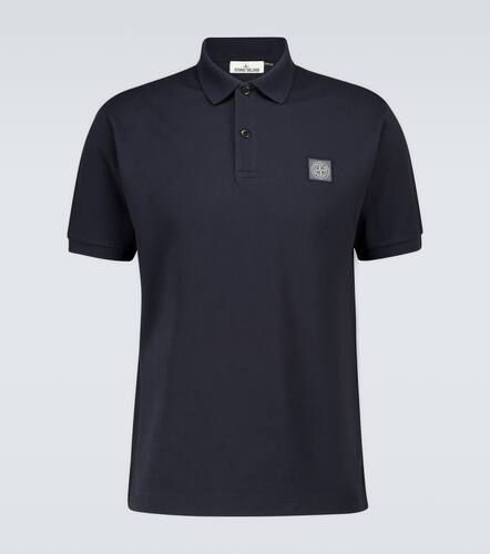 Compass cotton piquÃ© polo shirt - Stone Island - Modalova