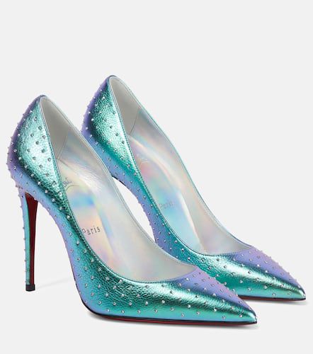 Kate 100 embellished leather pumps - Christian Louboutin - Modalova