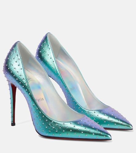 Salones Kate 100 de piel adornados - Christian Louboutin - Modalova