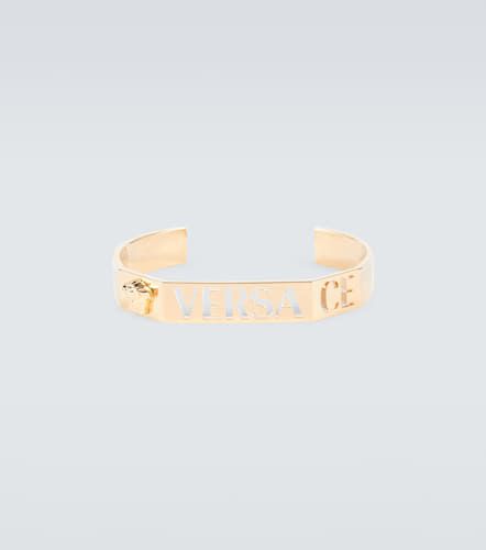 Versace Logo cuff bracelet - Versace - Modalova