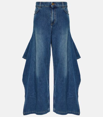 Burberry High-Rise Wide-Leg Jeans - Burberry - Modalova