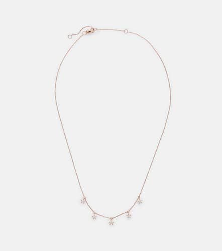 Star 14kt rose gold necklace with diamonds - Roxanne First - Modalova