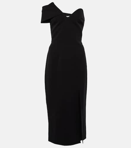 Asymmetric crÃªpe midi dress - Safiyaa - Modalova