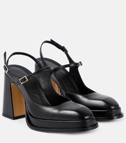 Claudia leather slingback pumps - Souliers Martinez - Modalova