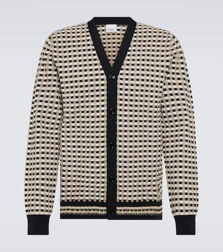 Checked cotton-blend cardigan - Burberry - Modalova