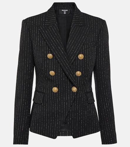 Balmain Chalkstripe wool blazer - Balmain - Modalova